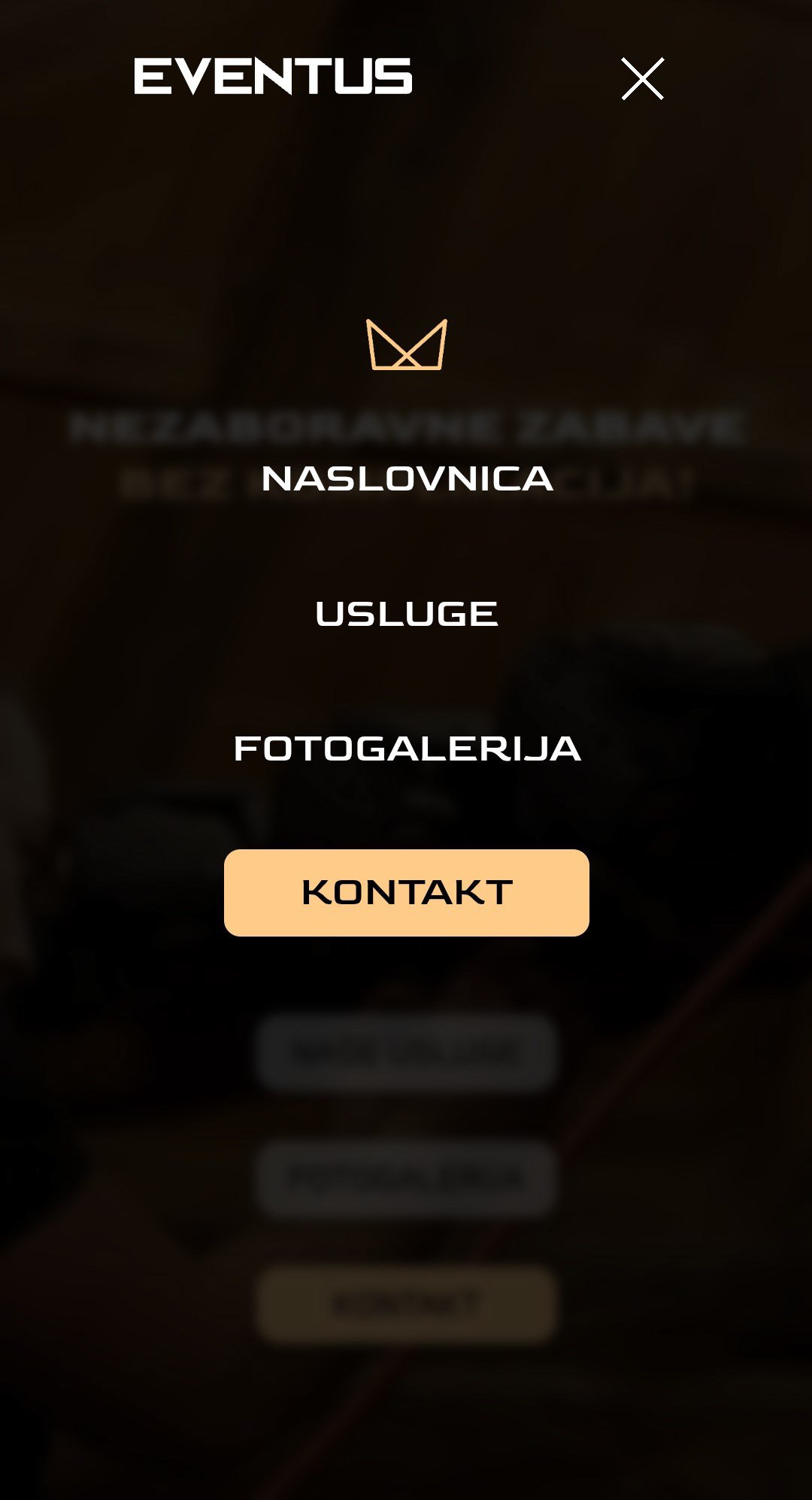 design of a mobile navigation bar