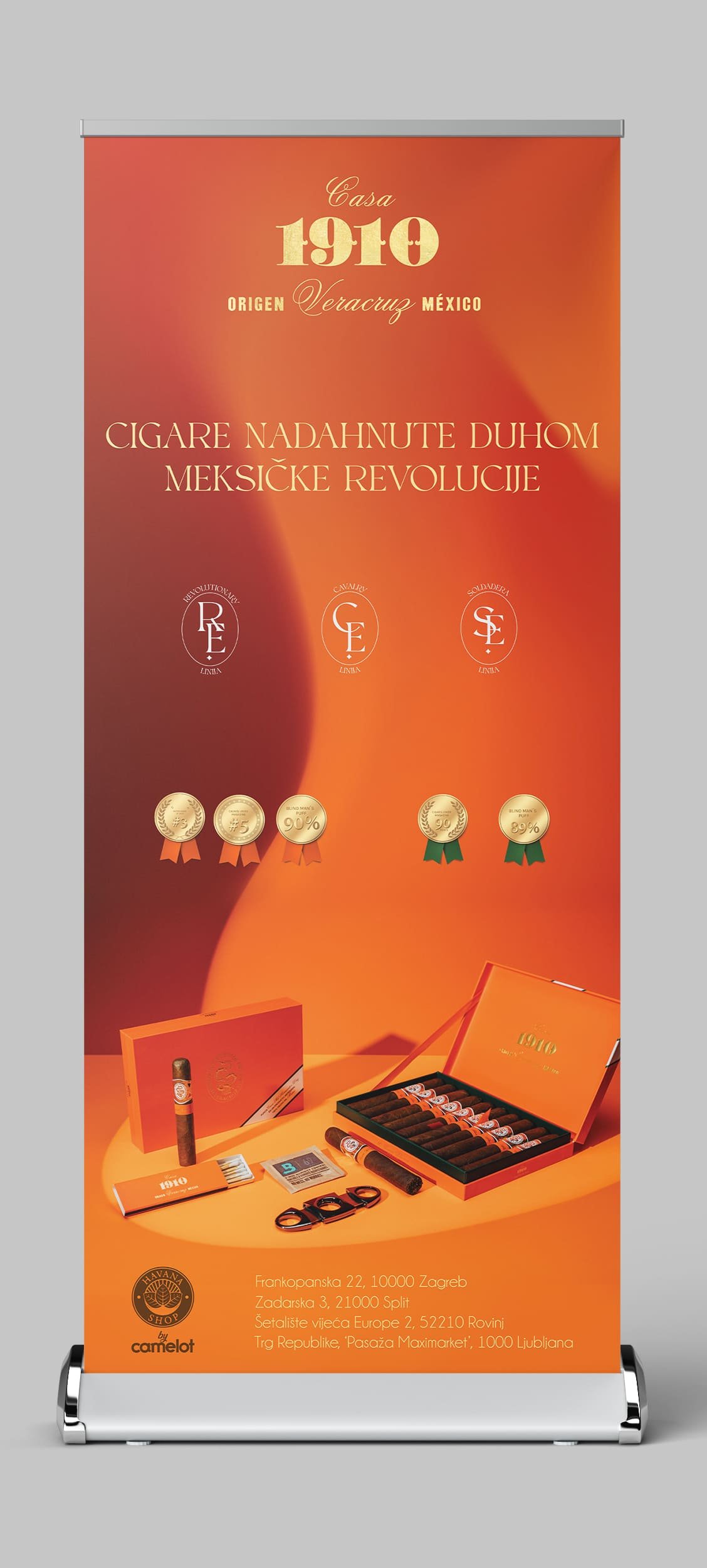 custom design for roll up banner