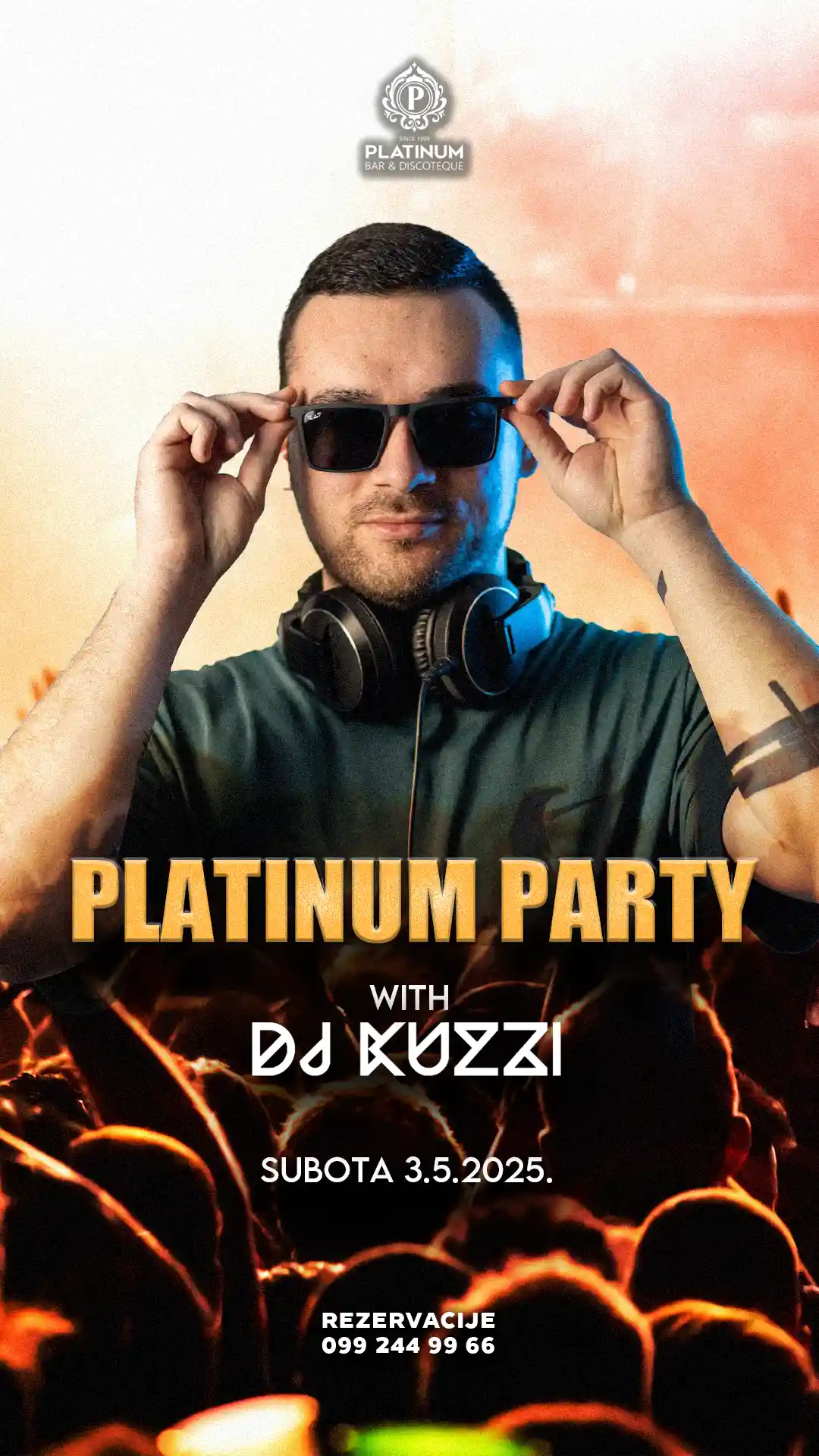 dizajn plakata za party u noćnom klubu