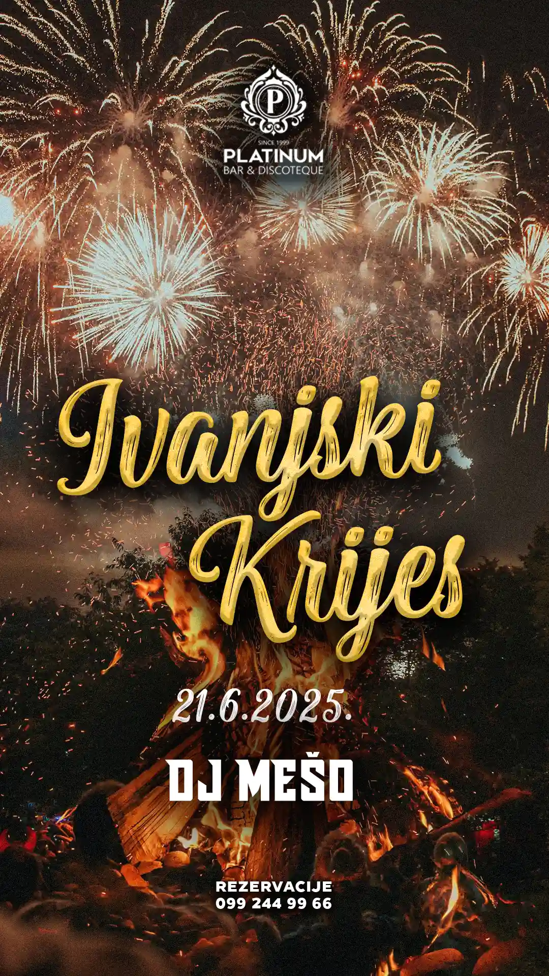 dizajn plakata za ivanjski krijes