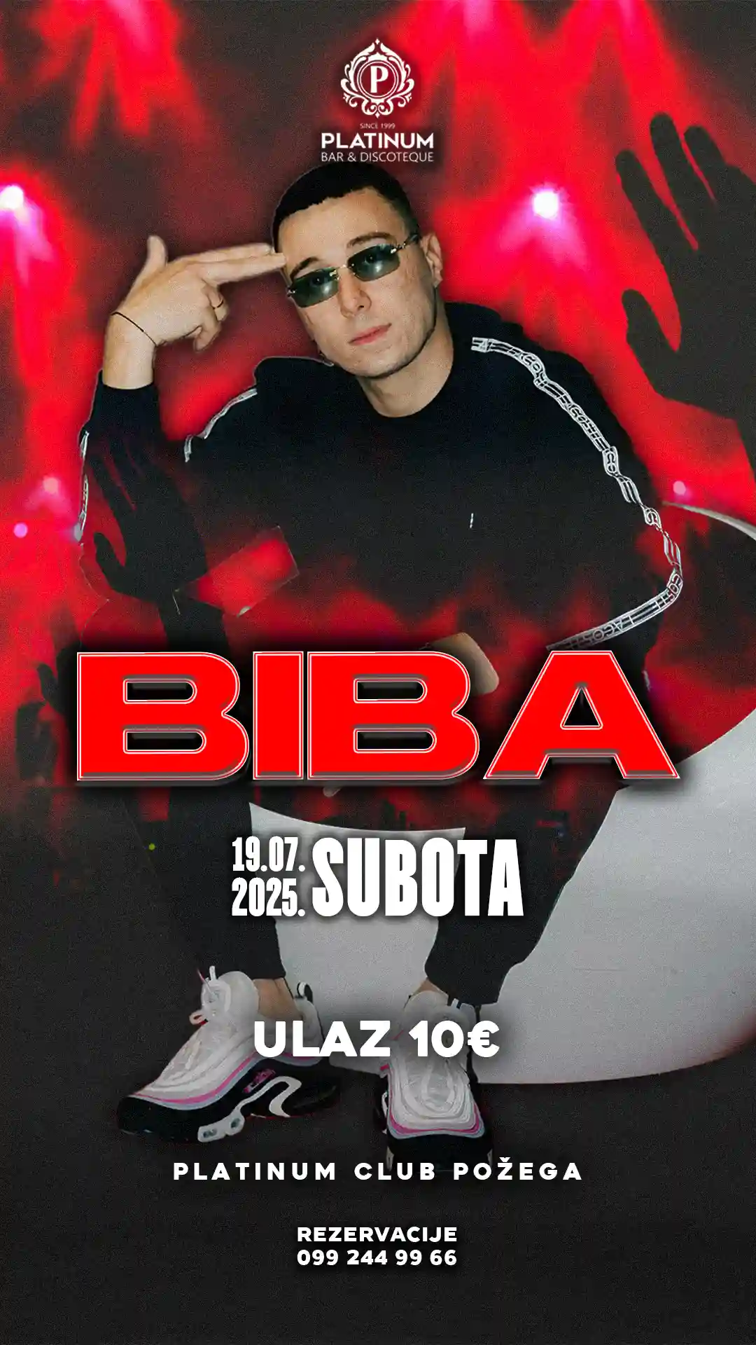 dizajn plakata za koncert bibe
