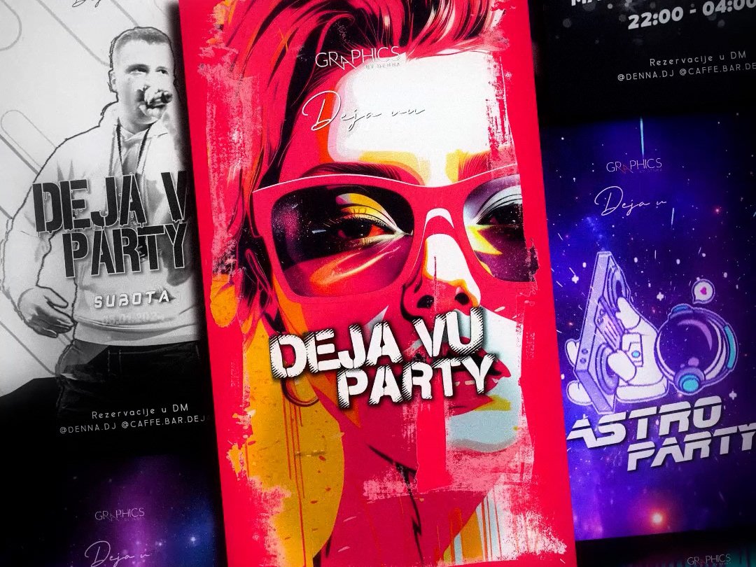 custom poster designs for party events