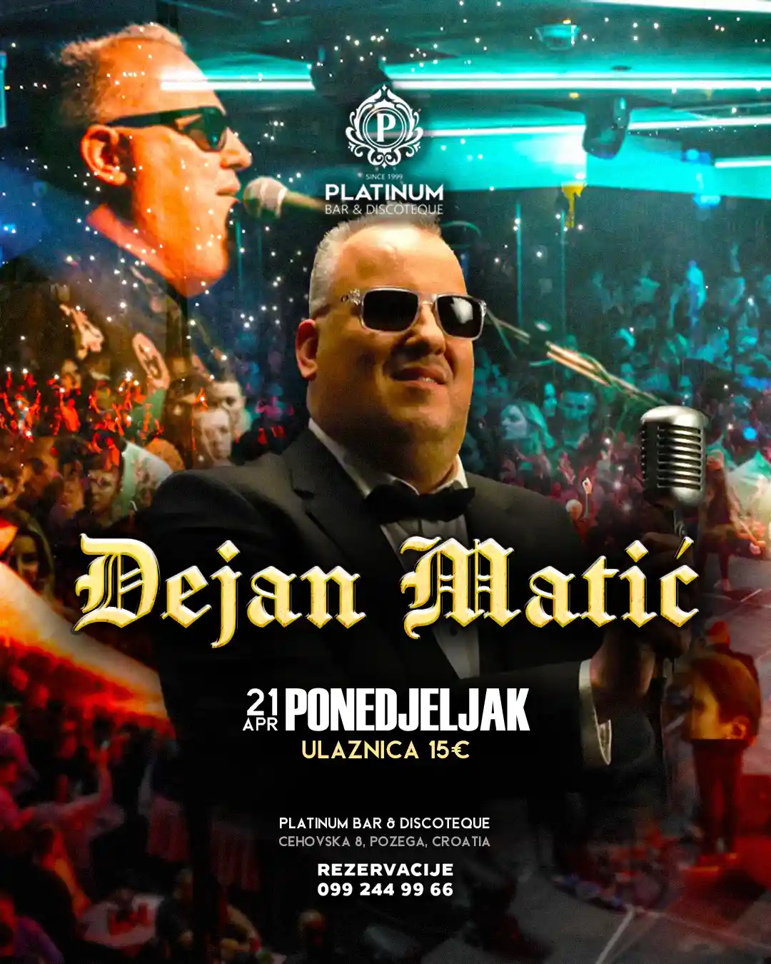 dizajn plakata za koncert dejana matića